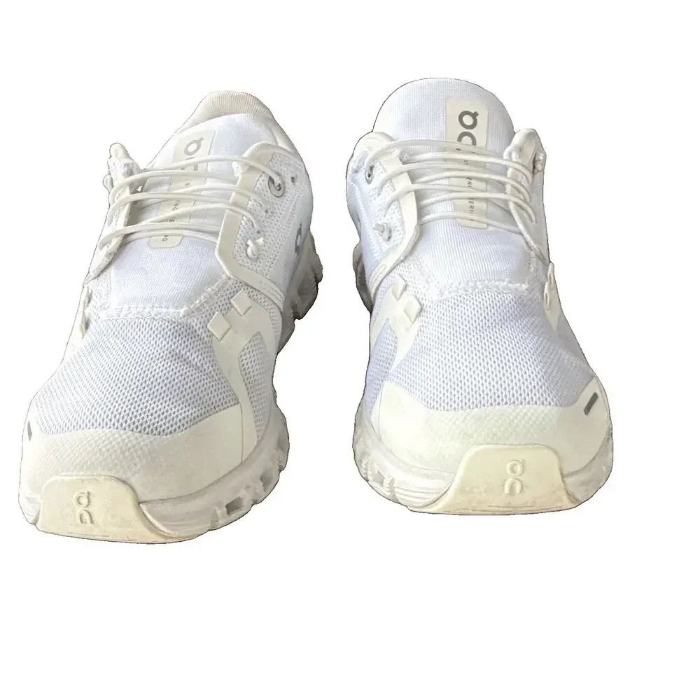 On Unisex Adults Low Top Mesh Lace-Up Athletic Sneakers White